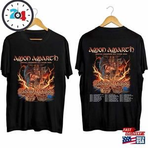 Amon Amarth Band Shirt Metal Crushes All Tour  Concert T-Shirt 2 Sided